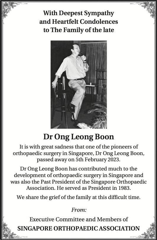Dr Ong Leong Boon